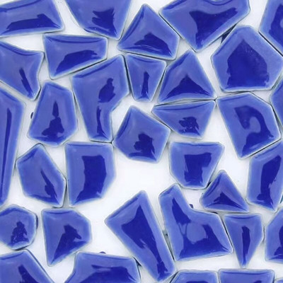 120g polügoonportselanmosaiikplaadid meisterdage käsitööna kasutatavad keraamiliste plaatide mosaiikplaadid, pikkus 1–4 cm, 1–4 g/tk, paksus 3,5 mm