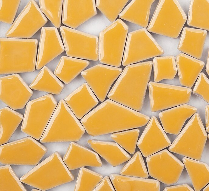 120g polügoonportselanmosaiikplaadid meisterdage käsitööna kasutatavad keraamiliste plaatide mosaiikplaadid, pikkus 1–4 cm, 1–4 g/tk, paksus 3,5 mm