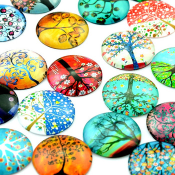 10 бр. 12 мм смесени кръгли мозаечни плочки за занаяти Консумативи за стъклена мозайка за изработка на бижута
