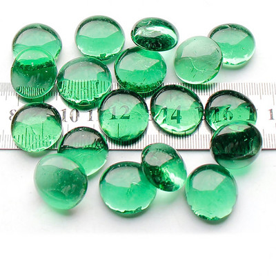 100g Mix Color Glass Ψηφιδωτό Πλακάκια Πέτρες Στρογγυλά Cabochons Χάντρες DIY Μωσαϊκό Κατασκευή για τέχνες παζλ Χειροτεχνίες διακόσμησης σπιτιού