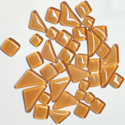 Placi de mozaic de sticlă cu sclipici de culori asortate de 100 g pentru bricolaj Artizanat, albastru, verde, bulkhobby