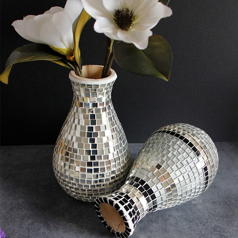 50 tk ruudukujuline kristallklaasist peegellõigatud pind mosaiikkivid DIY käsitsi valmistatud loomingulised dekoratsioonitarvikud kleebised