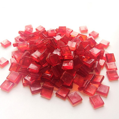 50 ΤΕΜ. Διαφανές τετράγωνο γυαλί πολύχρωμες πέτρες μωσαϊκού DIY Χειροποίητα παιδικά δημιουργικά αξεσουάρ διακόσμησης τοίχου Αυτοκόλλητα