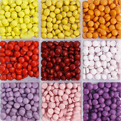 100g Στρογγυλό Γυαλί Μωσαϊκό Πλακάκια Πολύχρωμα Μωσαϊκό Πλακάκια Τεμάχια DIY Μωσαϊκό Κατασκευή Πέτρων για Χόμπι Τέχνες Χειροτεχνία τοίχου Διακόσμηση