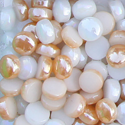 100g Στρογγυλό Γυαλί Μωσαϊκό Πλακάκια Πολύχρωμα Μωσαϊκό Πλακάκια Τεμάχια DIY Μωσαϊκό Κατασκευή Πέτρων για Χόμπι Τέχνες Χειροτεχνία τοίχου Διακόσμηση