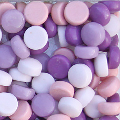 100g Στρογγυλό Γυαλί Μωσαϊκό Πλακάκια Πολύχρωμα Μωσαϊκό Πλακάκια Τεμάχια DIY Μωσαϊκό Κατασκευή Πέτρων για Χόμπι Τέχνες Χειροτεχνία τοίχου Διακόσμηση