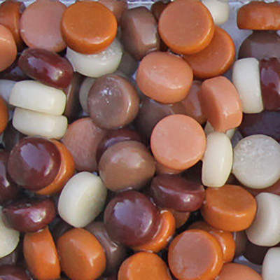 100g Στρογγυλό Γυαλί Μωσαϊκό Πλακάκια Πολύχρωμα Μωσαϊκό Πλακάκια Τεμάχια DIY Μωσαϊκό Κατασκευή Πέτρων για Χόμπι Τέχνες Χειροτεχνία τοίχου Διακόσμηση