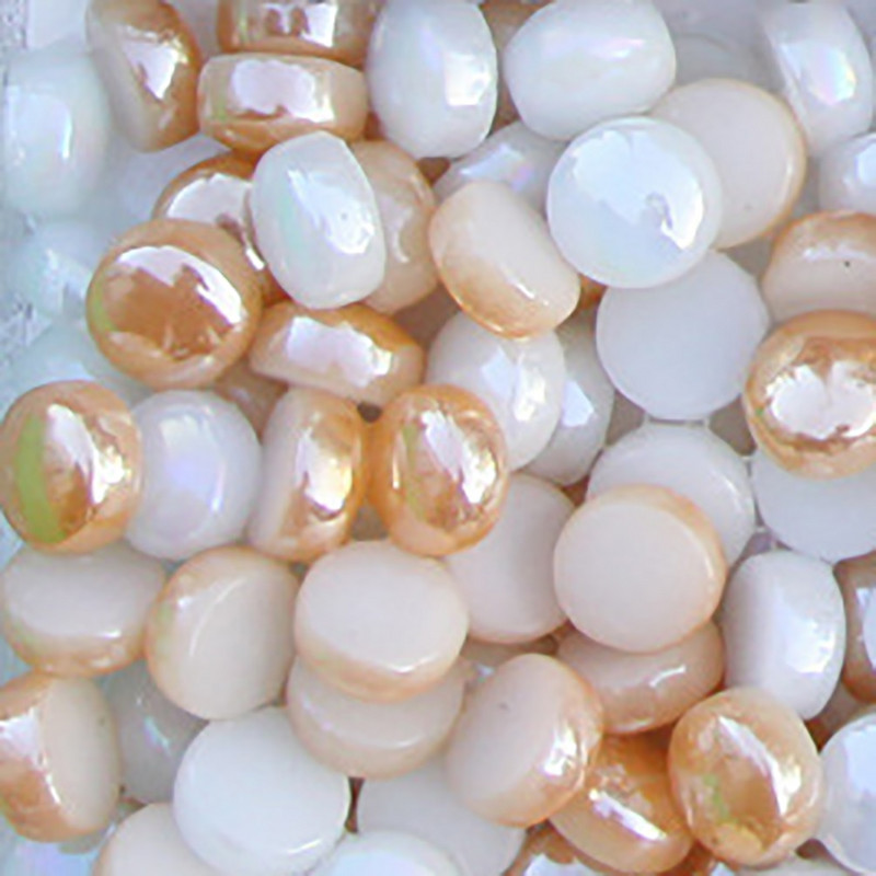 100g Στρογγυλό Γυαλί Μωσαϊκό Πλακάκια Πολύχρωμα Μωσαϊκό Πλακάκια Τεμάχια DIY Μωσαϊκό Κατασκευή Πέτρων για Χόμπι Τέχνες Χειροτεχνία τοίχου Διακόσμηση