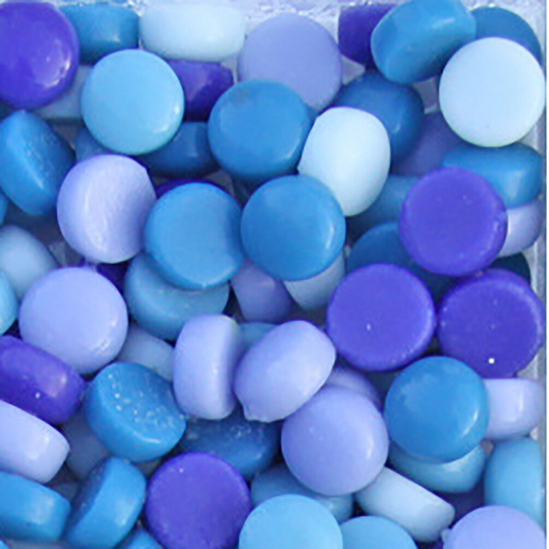 100g Στρογγυλό Γυαλί Μωσαϊκό Πλακάκια Πολύχρωμα Μωσαϊκό Πλακάκια Τεμάχια DIY Μωσαϊκό Κατασκευή Πέτρων για Χόμπι Τέχνες Χειροτεχνία τοίχου Διακόσμηση