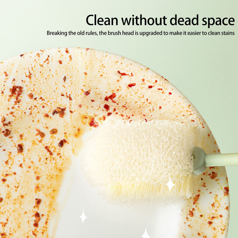 Σφουγγάρι καθαρό πινέλο με πλαστική λαβή για ποτήρια καφέ Κατσαρόλα Γάλα Φλιτζάνι Κούπες Μπιμπερό κρασιού Μπουκάλια μωρού Κουζίνα Καθαρό Πλύσιμο Πιάτων