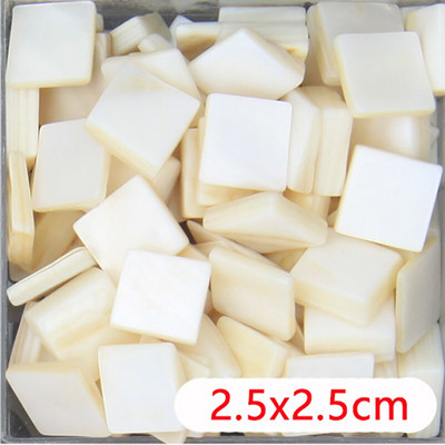 50 g Shell mozaīkas flīzes kvadrātveida apaļas radošās mozaīkas gabals DIY mozaīkas veidošanas akmeņi amatniecībai hobija mākslai mājas sienu dekorēšanai