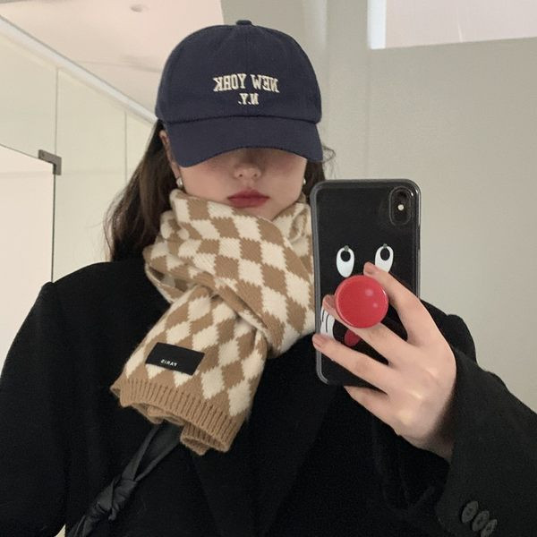 Eșarfă de iarnă de damă în culori irizate