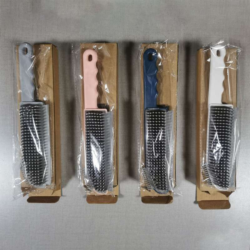 Longoflete Πολυλειτουργική βούρτσα πλακιδίων αυλάκι παραθύρου ξύσιμο σόμπας βούρτσα αυλάκωσης βούρτσα βούρτσα τάφρου Εργαλείο καθαρισμού γυαλιού κουζίνας