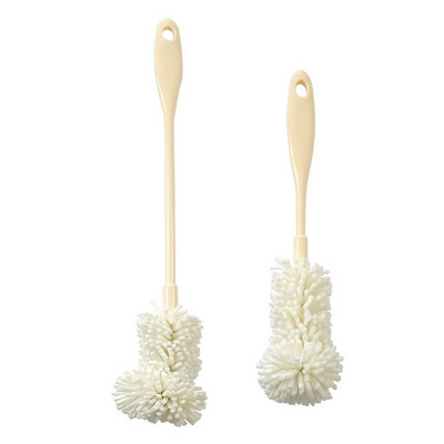 Perie de curățare pentru suzetă, 2 buc., cu cap moale, de mână, nano burete, perie pentru biberoane.