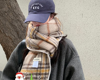 Νέο μοντέλο γυναικείο καρό χειμωνιάτικο κασκόλ