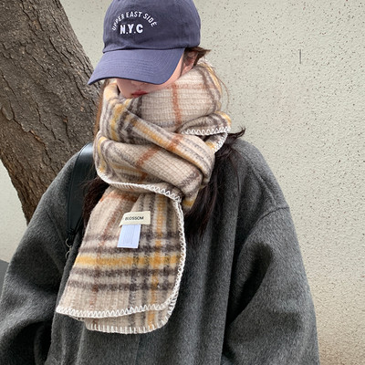 Νέο μοντέλο γυναικείο καρό χειμωνιάτικο κασκόλ