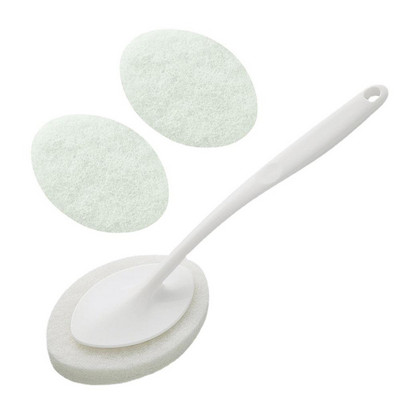 Βούρτσα καθαρισμού μπάνιου Σφουγγάρι Βούρτσα μπάνιου Βούρτσα λαβής βαθύ καθαρισμού με μαξιλαράκι καθαρισμού για τον καθαρισμό της μπανιέρας Μπάνιο ντους