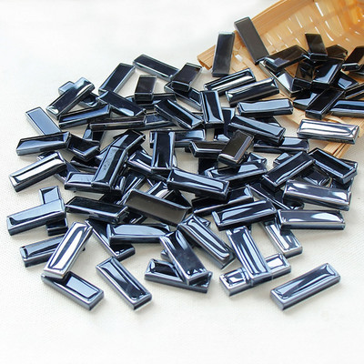 100g Μικτού χρώματος Τετράγωνη λωρίδα βιτρό Καθαρό γυαλί Μωσαϊκό Τεμάχια DIY Μωσαϊκά Πλακάκια Χόμπι Τέχνη Χειροτεχνία Υλικό