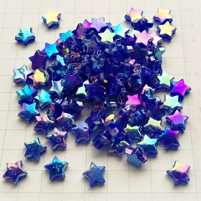 100 τεμ. Γυαλί Κρυστάλλινο Μωσαϊκό Πλακάκια Μίνι Χρώμα Star Stones DIY Μωσαϊκό Κατασκευή για Τέχνες Crafs Creative Hobby Διακόσμηση τοίχου σπιτιού