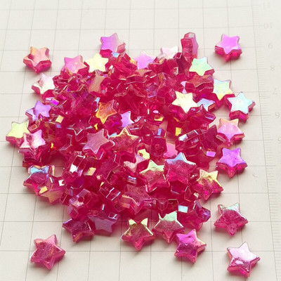 100 τεμ. Γυαλί Κρυστάλλινο Μωσαϊκό Πλακάκια Μίνι Χρώμα Star Stones DIY Μωσαϊκό Κατασκευή για Τέχνες Crafs Creative Hobby Διακόσμηση τοίχου σπιτιού