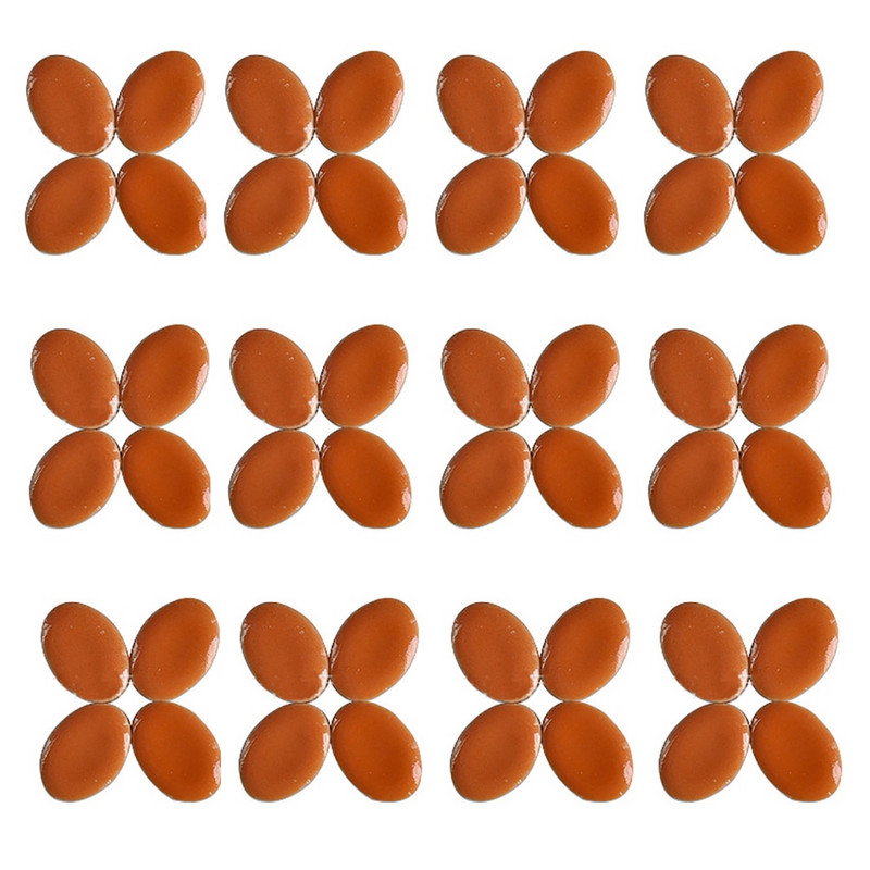 60τμχ Οβάλ κεραμικά μωσαϊκά πλακάκια Πολύχρωμα μωσαϊκό κομμάτια Μωσαϊκό DIY Κατασκευή πέτρες για Χόμπι Τέχνες Χειροτεχνία τοίχου Διακόσμηση