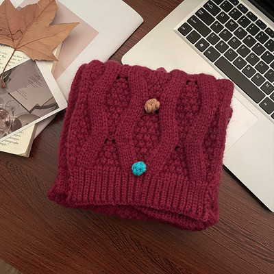 Μοντέρνο πλεκτό χειμωνιάτικο κασκόλ για γυναίκες σε διάφορα χρώματα