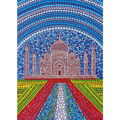 DIY 5D Mosaic Full Drill Special Shape Diamond Landscape Resin Painting Kit Rhinestone Drawing Home Art Craft Διακόσμηση υπνοδωματίου