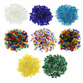 Xugar 50g Teemantmosaiikkivid Klaasmosaiikplaadid Käsitöö meisterdamiseks Hobi Isekleepuv vannitoa kaunistus Kingituste valmistamise materjalid