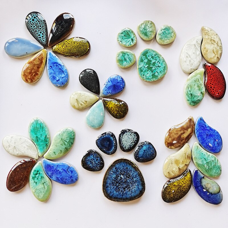 50 g keraminės mozaikinės plytelės kelių spalvų netaisyklingi akmenys rankų darbo „pasidaryk pats“ meno mozaikos kūrimas amatams Kūrybinis hobis namų sienų dekoras