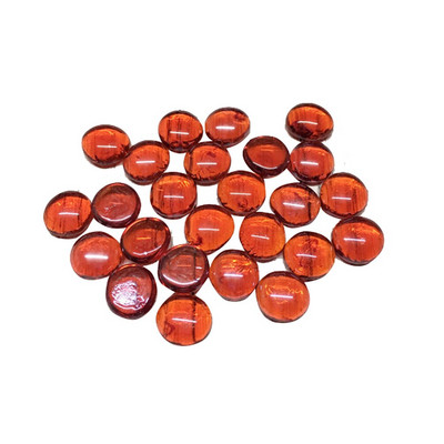 100 g plăci de mozaic din sticlă transparentă Mărgele plate rotunde pentru artizanat Pietre decorative din sticlă pentru realizarea de mozaic