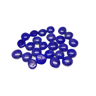 100 g plăci de mozaic din sticlă transparentă Mărgele plate rotunde pentru artizanat Pietre decorative din sticlă pentru realizarea de mozaic