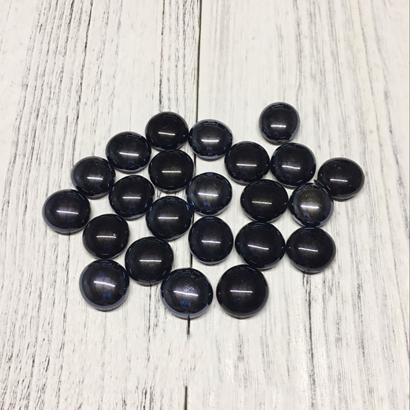 Badu.bg 100g прозрачни стъклени мозаечни плочки Кръгли плоски мъниста ...