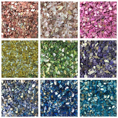 Shell Shaped Mosaic Tiles Creative Mosaic Stones 25 Colors Optional DIY Mosaic Making Crafts Scrapbooking Embellishment