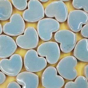 10 tk ebakorrapärased mosaiikplaadid keraamiline leht südametähe mosaiiktükid DIY loominguline käsitsi valmistatud mosaiikpusle seinakaunistuse materjal