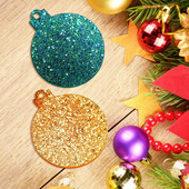 4 bucăți pandantive de Crăciun Matrite din rășină Forme rotunde de turnare din silicon Matrite pentru bricolaj Artizanat Mucegai din silicon pentru bricolaj brelocuri lumina