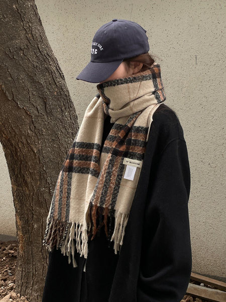 Esarfa de dama model nou cu franjuri in mai multe culori