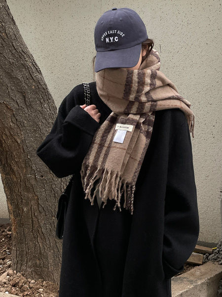 Esarfa de dama model nou cu franjuri in mai multe culori