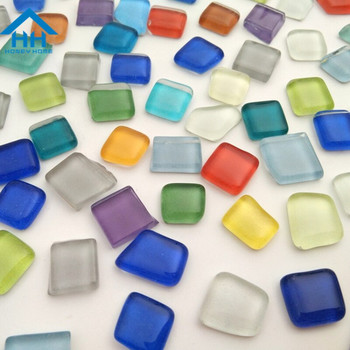 100g Неправилна Направи си сам мозайка Изработка на плочки Rainbow Stones Candy Mosaic Tiles Art Crafts Transparent Glass Tessera Garden Decoration