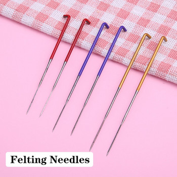 LMDZ 3 τύπων Μάλλινη βελόνα Felt Felting Needle Felting Kit Felting Needles Felt Diy Συσκευασμένα πολύχρωμα εργαλεία βελόνας τσόχας