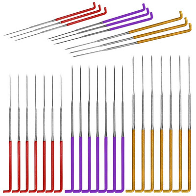 LMDZ 3 вида вълнени филцови игли с филцови игли за плъстене Стартов комплект игли за плъстене филцови опаковани сам цветни инструменти за игли за плъстене