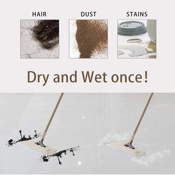 6 συσκευασίες σφουγγαρίστρας Wet Dry Microfiber Mop Cleaning Pad Mop Mop Refills ανταλλακτικές κεφαλές για τις περισσότερες σφουγγαρίστρες ψεκασμού και σφουγγαρίστρες Reveal