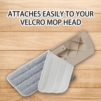 6 komplekti märja kuiva mikrokiust mopi puhastuslapi mopi täitepead enamiku pihustusmoppide ja paljastavate moppide jaoks