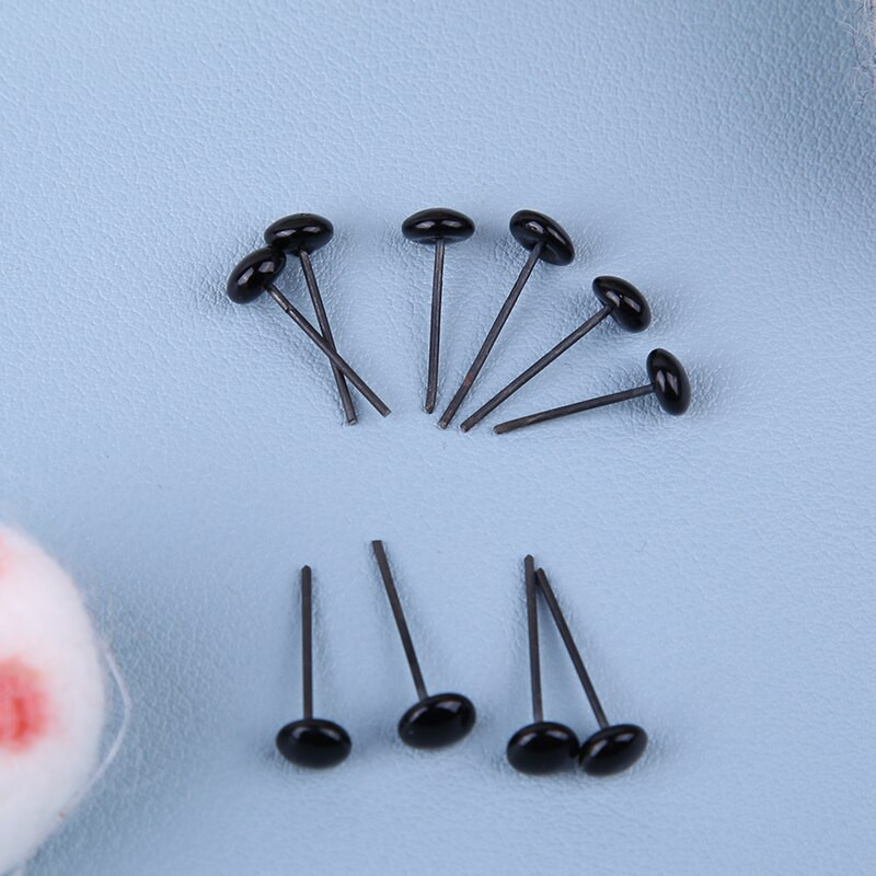 Nonvor 200 porų plastikinės akutės adatiniam vėlimui Meškiukai Lėlės Gyvūnai „Pasidaryk pats“ rankų darbo žaislinės lėlės priedai 2/3/4/5/6 mm