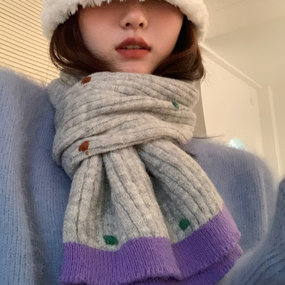 Νέο μοντέλο γυναικείο πλεκτό κασκόλ