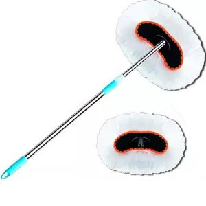 Car Wash New Arrival Πολυλειτουργικό Αυτοκίνητο Ρυθμιζόμενο Τηλεσκοπικό Σκούπισμα Soft Milk Silk Mop Cleaning Wash Wash Brush Remove Dirt Remover