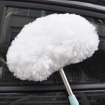 Car Wash New Arrival Πολυλειτουργικό Αυτοκίνητο Ρυθμιζόμενο Τηλεσκοπικό Σκούπισμα Soft Milk Silk Mop Cleaning Wash Wash Brush Remove Dirt Remover