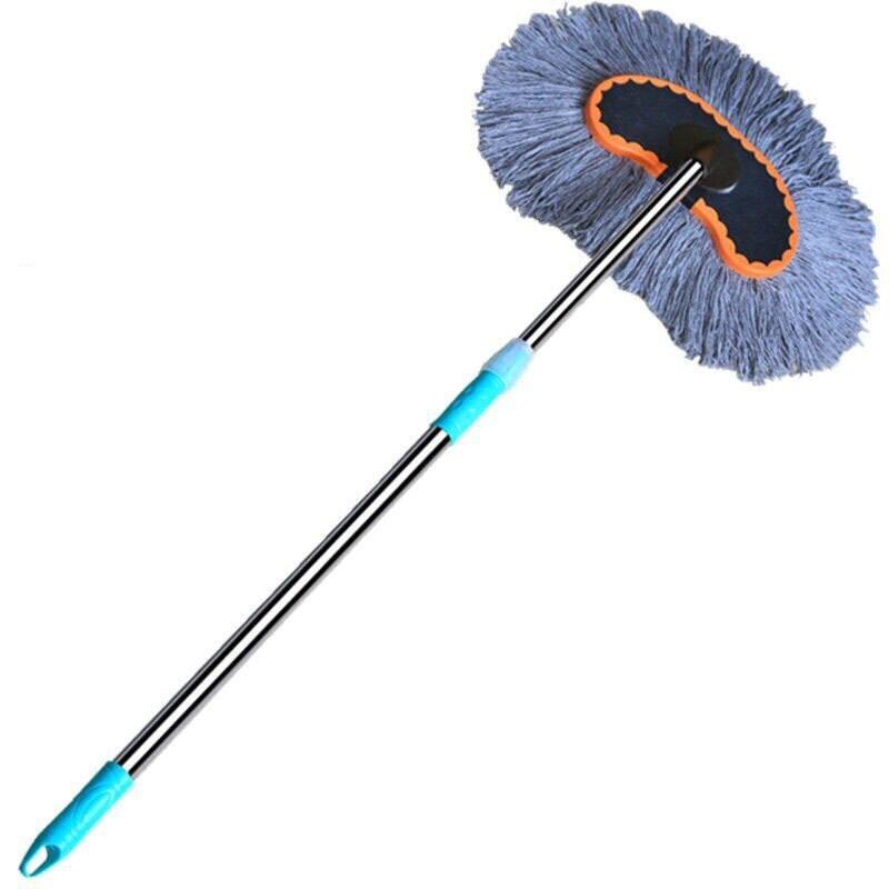 Car Wash New Arrival Πολυλειτουργικό Αυτοκίνητο Ρυθμιζόμενο Τηλεσκοπικό Σκούπισμα Soft Milk Silk Mop Cleaning Wash Wash Brush Remove Dirt Remover