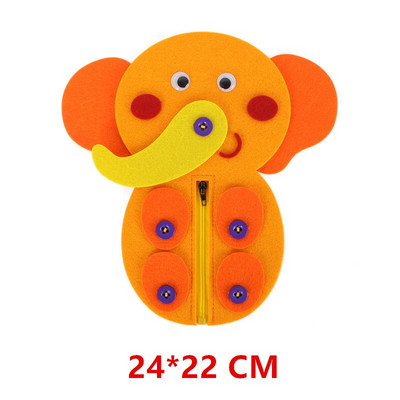 Ζώα του δάσους Θέμα DIY Υλικό Ύφασμα Πακέτο Παιδικό Εκπαιδευτικό Παιχνίδι Παιδί Χειροποίητο Πανί Κατασκευής Μη υφαντό Υλικό τσόχας κοπής