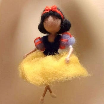 Little Fairy DIY Craft Needle Felting Animal Kit Σετ χειροποίητα μη τελειωμένα τσόχα παιχνίδια Υλικό χειροτεχνίας Εργαλείο μαλλί βελόνας τσόχας