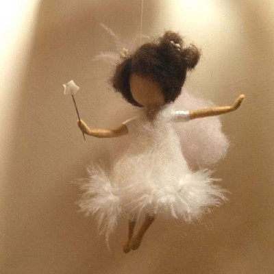 Little Fairy „Pasidaryk pats“ amatų adatų vėlimo gyvūnų rinkinys Rankdarbių nebaigtų veltinio žaislų amatų medžiaga adatų vėlimo vilnos įrankis